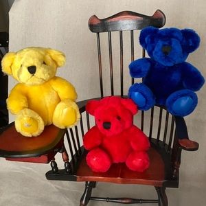 Vintage and rare three little....bears plush stuffed toy/collectible
